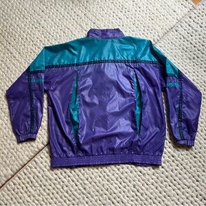 Vintage Lady Foot Locker Purple and Teal Jacket